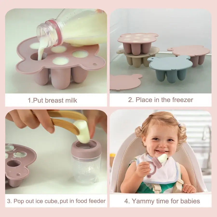 CoolPops™ Baby: Silicone Ice Cream Mold & Maker